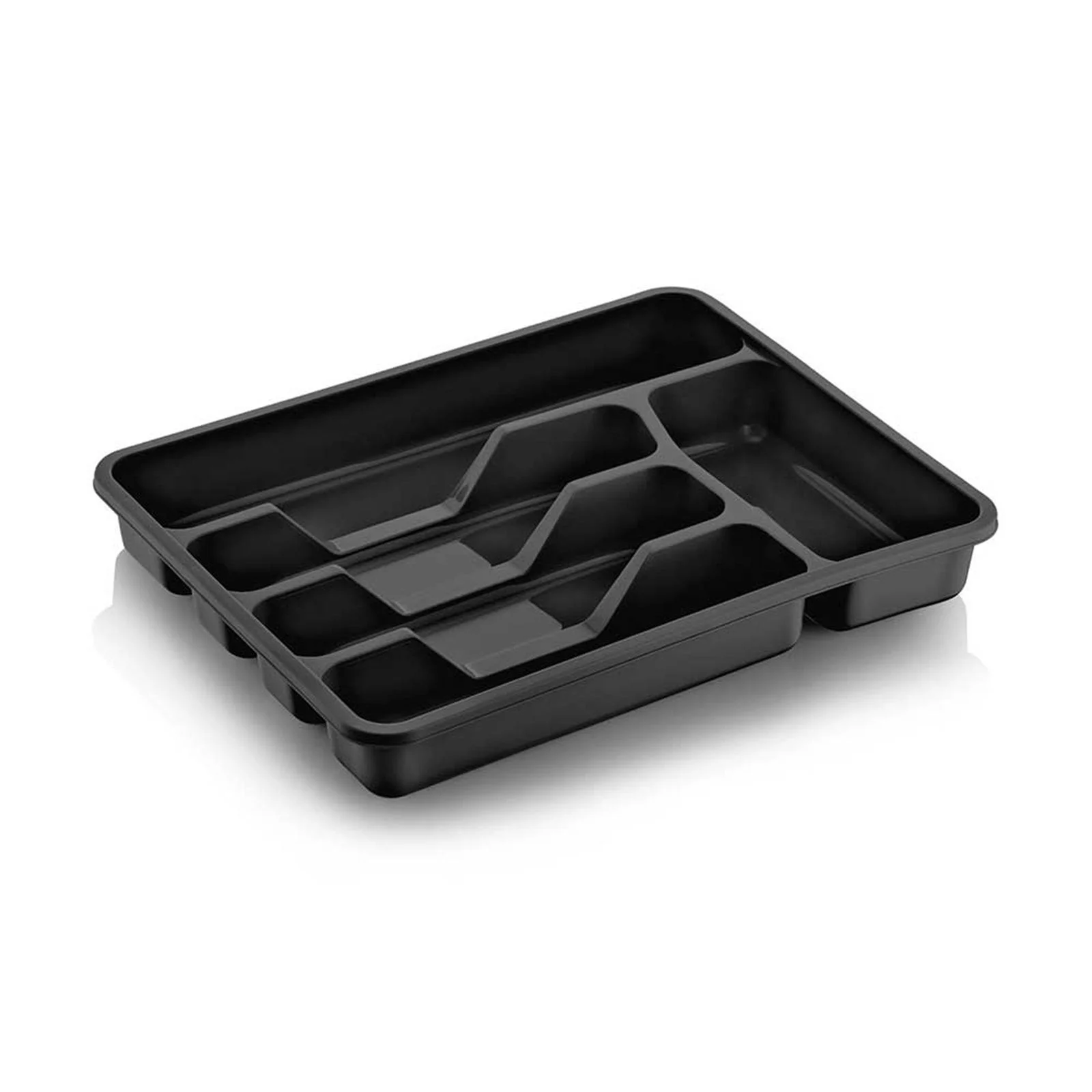 Besteckkasten für Schubladen – 6 Fächer, hoher Rand