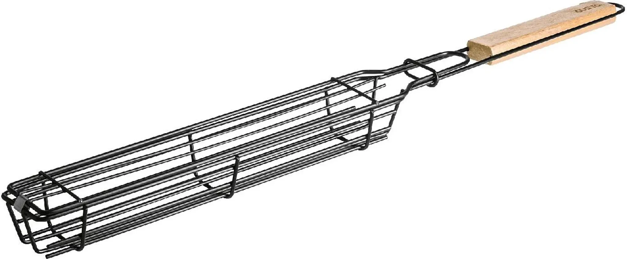 Kebab-Grillkorb mit Holzgriff – Antihaftbeschichtet & Tragbar
