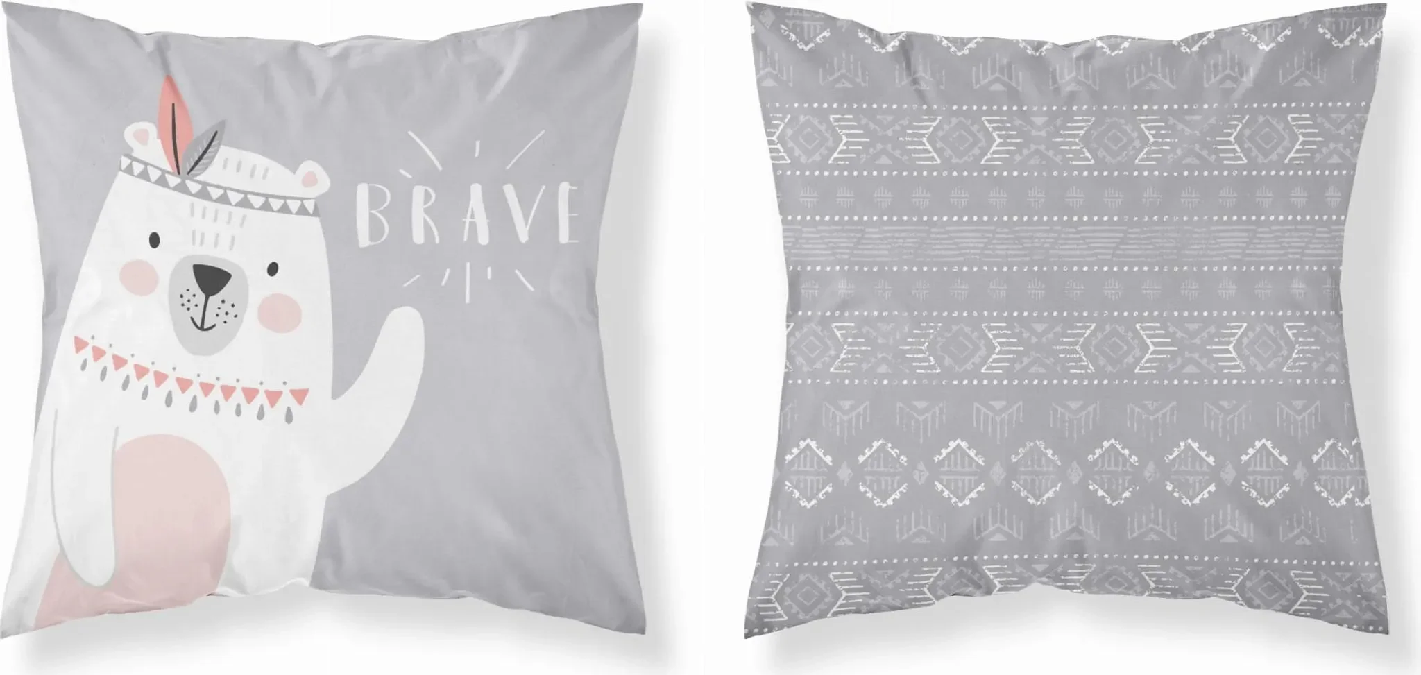 Baby Kissenbezug 40×40 – Teddybär, Baumwolle