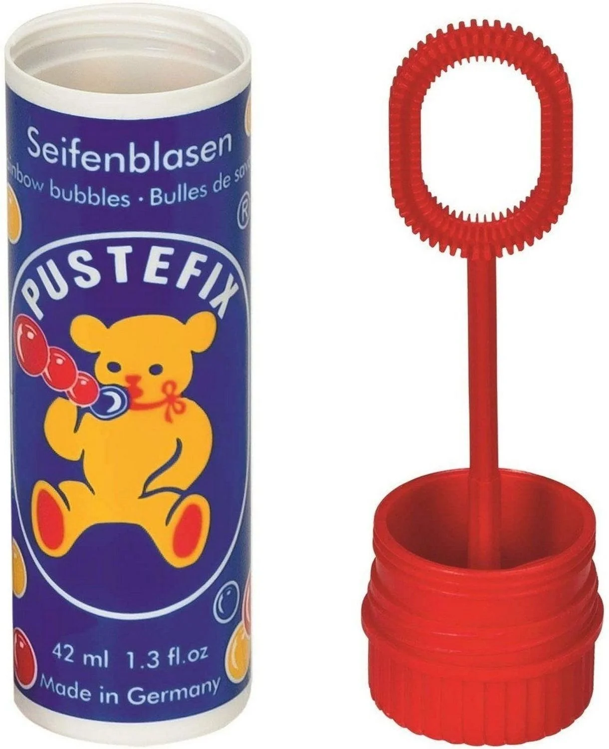 PUSTEFIX Seifenblasenspielzeug – Klassik Kleinpackung