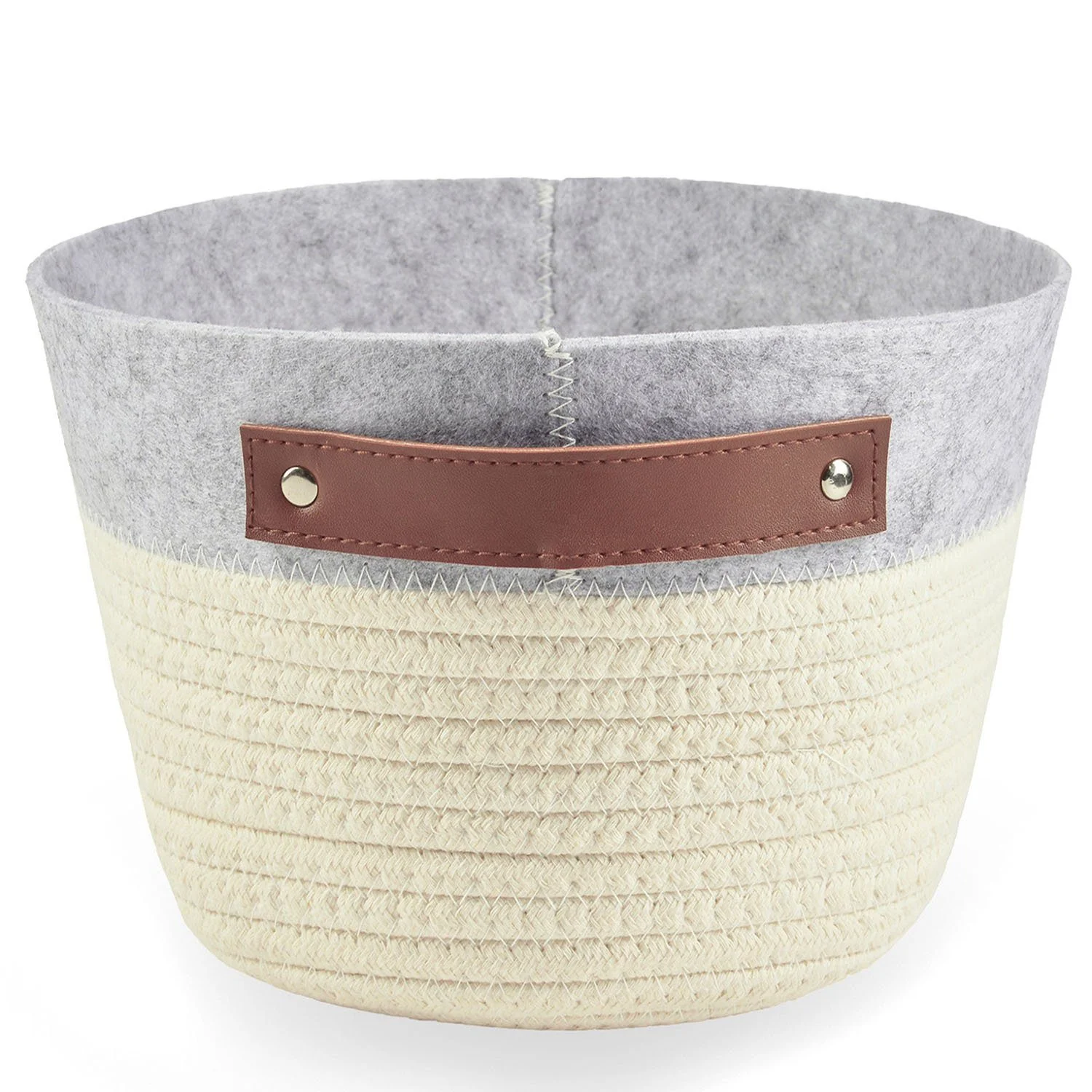FELUNA Aufbewahrungskorb – Leinenkorb, Deko-Korb für Zuhause & Pflanzen
