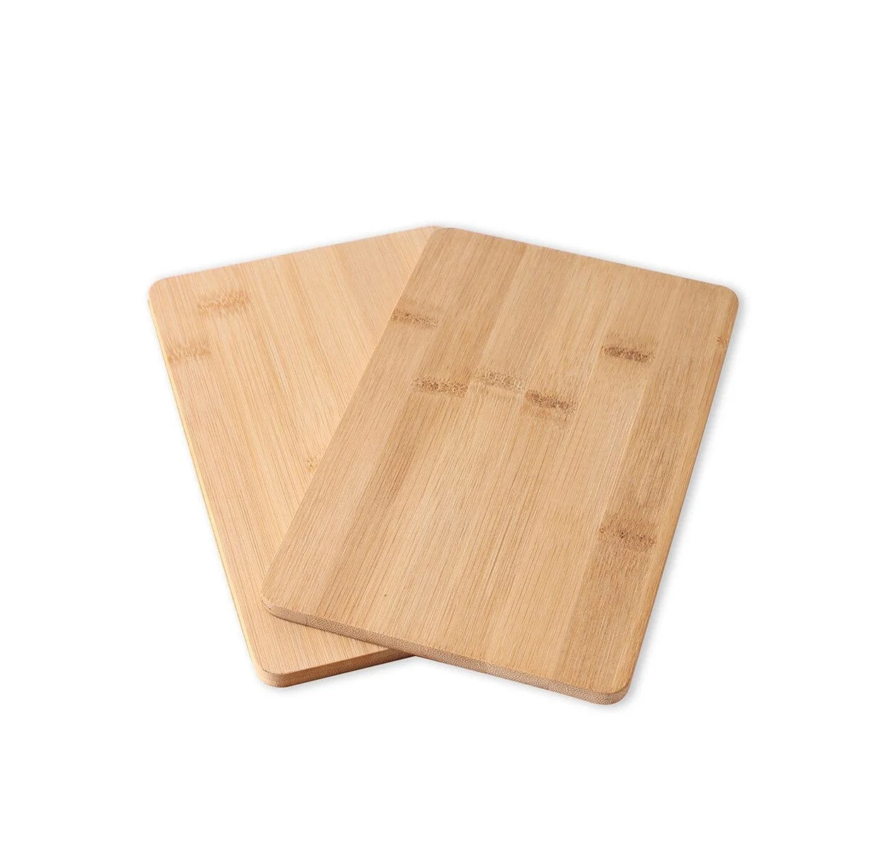 Bambus-Schneidebrett-Set – 2-teilig, 22 × 14 cm