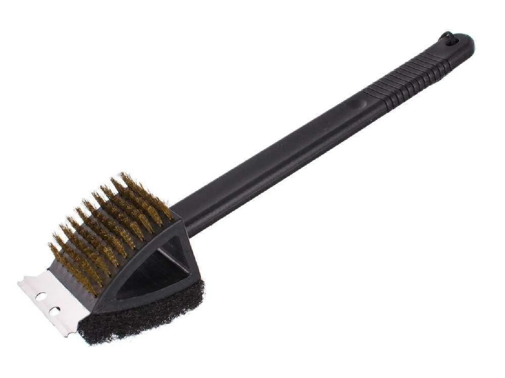 GLÜCKLICHES GRÜN Grillbürste – 38 cm, 3-in-1