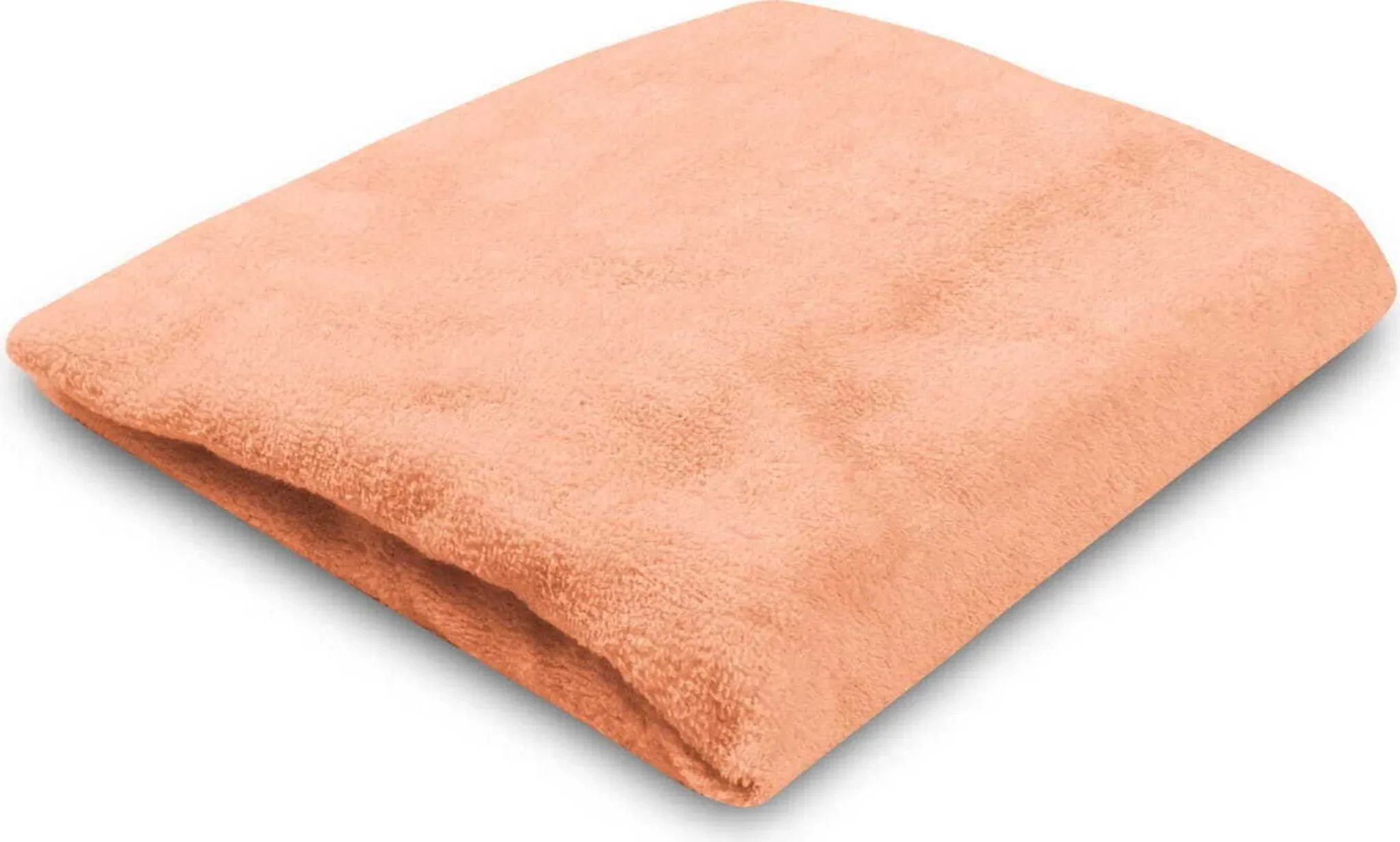Waschmaschinenbezug aus Frottee 50 × 60 cm – Farbton Lachs/Orange