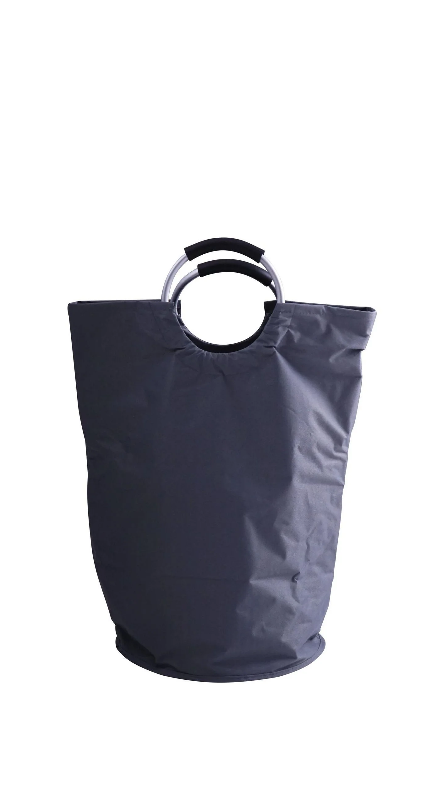 Wäschekorb „Coloré“ – Wäschesammler mit Tragegriff, Grau