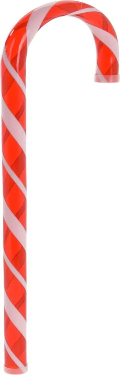 Dekofigur XXL-Zuckerstange – 62 cm, Rot-Weiß