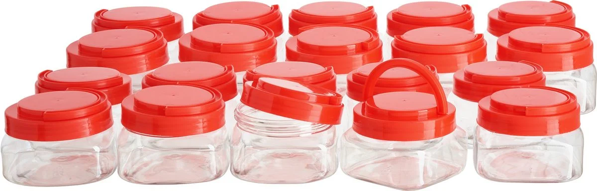 VBS Kunststoffboxen mit Schraubdeckel – 150 ml, 20er-Pack