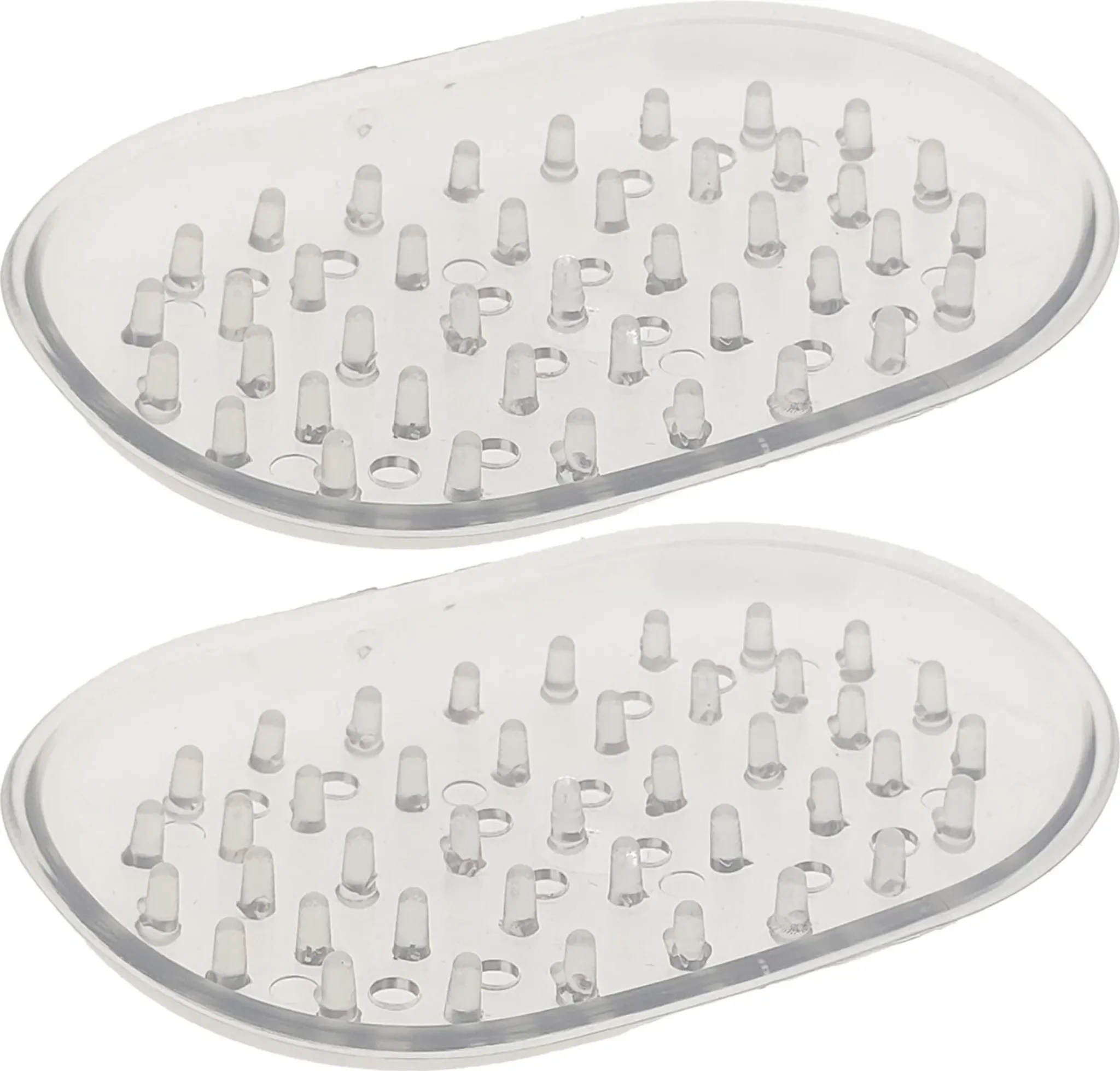 Seifen-Igel transparent – 2er Set rutschfeste Seifenablage