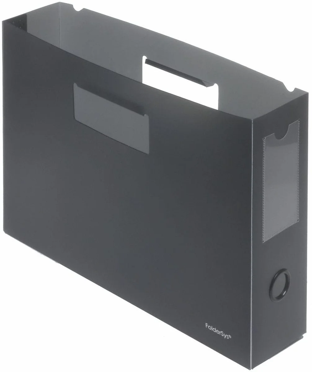 Hängemappenbox aus Kunststoff – Anthrazit