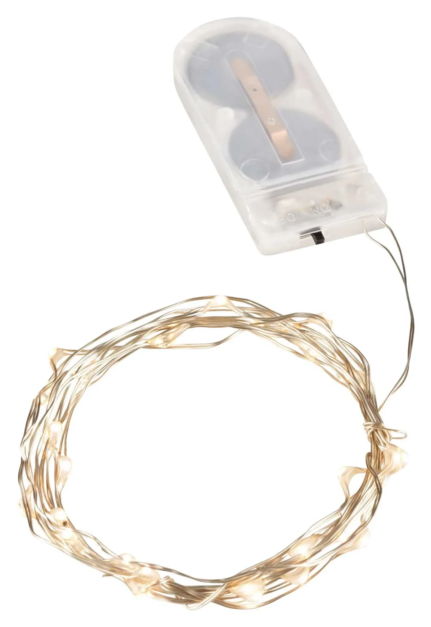 Micro LED Lichterkette – 30 LEDs, warmweiß, batteriebetrieben, 1,45 m